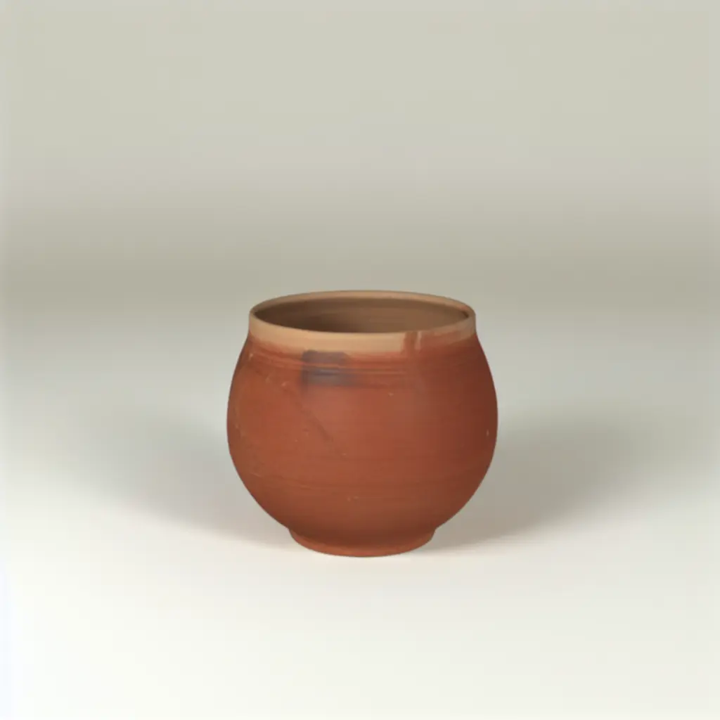 Ceramic Red Bowl Artisan Made