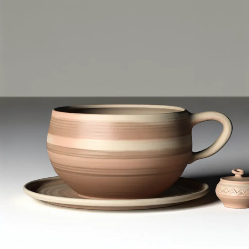 Ceramic Tea Cup and Saucer